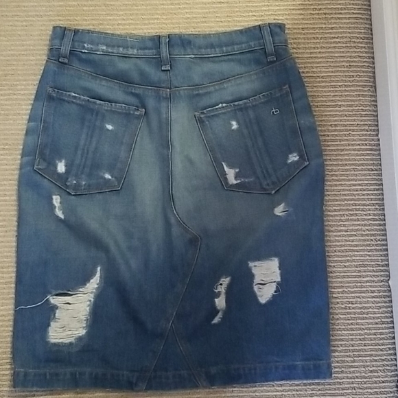 Rag & bone jean skirt - Picture 2 of 3